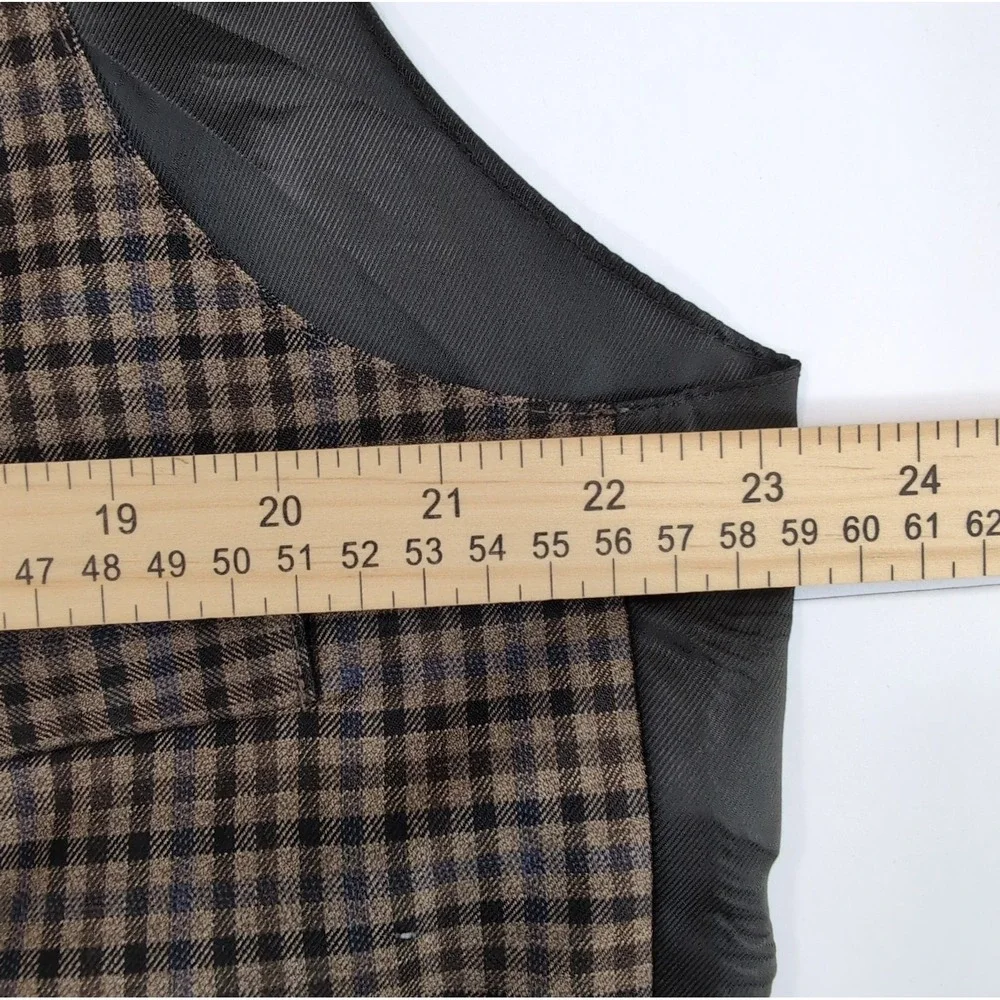 Vintage The Frontier Clothing Co. Men's Large 100% Wool Western Vest Waistcoat